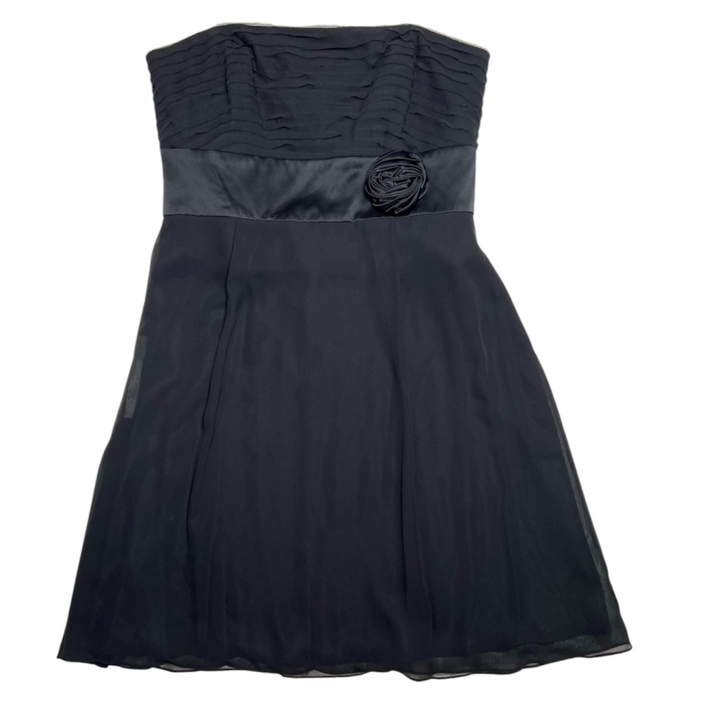 Kay Unger x Ann Taylor NWT Black Strapless Dress Size 14